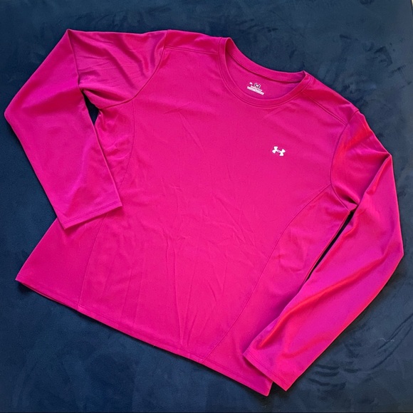 Under Armour Pink Athletic Top - XL - Picture 2 of 6